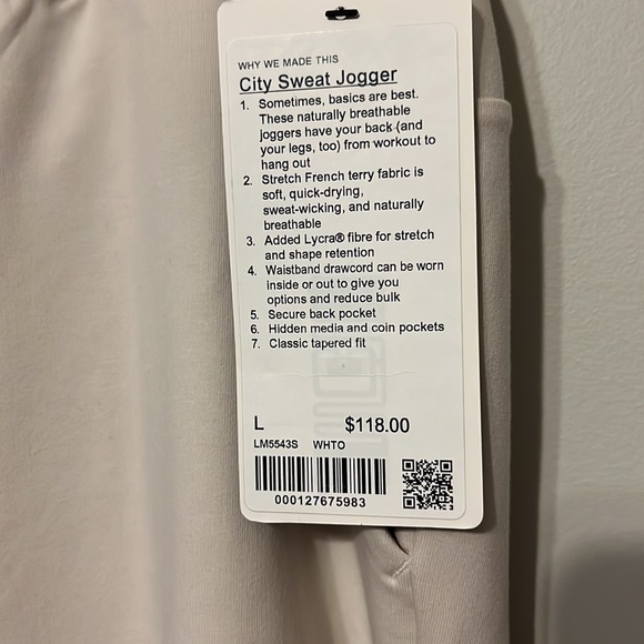 Men’s Lululemon City Sweat Jogger - Picture 2 of 4